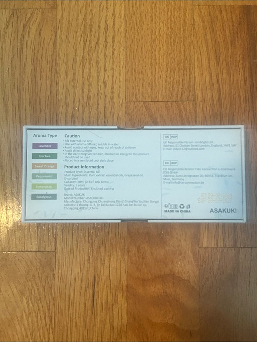 Assorted Essential Oil Set - unopened - Picture 2 of 2